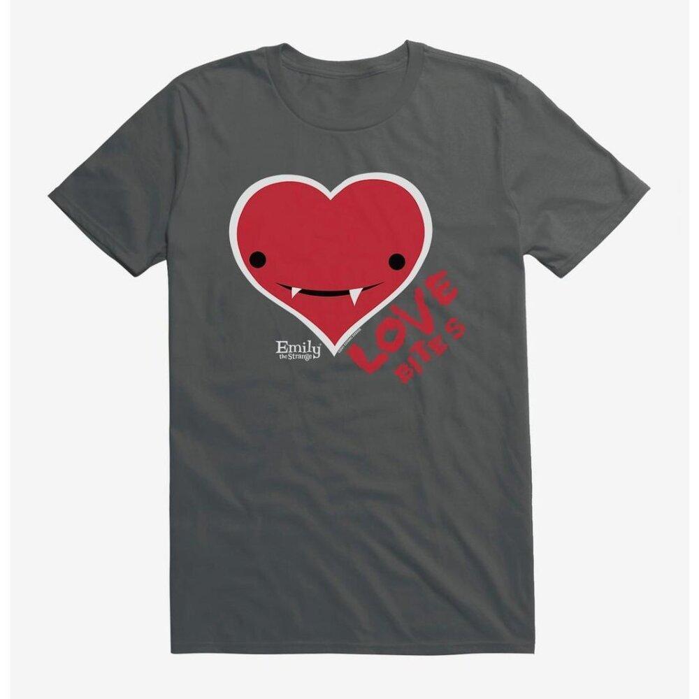 Emily The Strange Love Bites Unisex T-Shirt, Graphics Unisex T-shirt